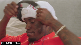 Jelly butt young white chick is sucking BBC and enjoying interracial hardcore fuck