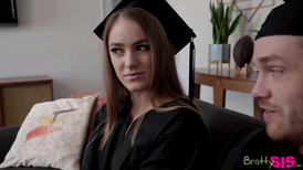 Horny graduate gets to fuck his beloved stepsister